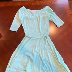 Seafoam green lularoe nicole dress